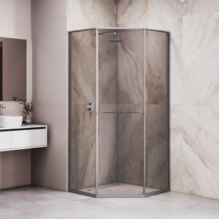 Душевой уголок RGW SV-82Gr "L" 33328299-310L 90x90 см серый